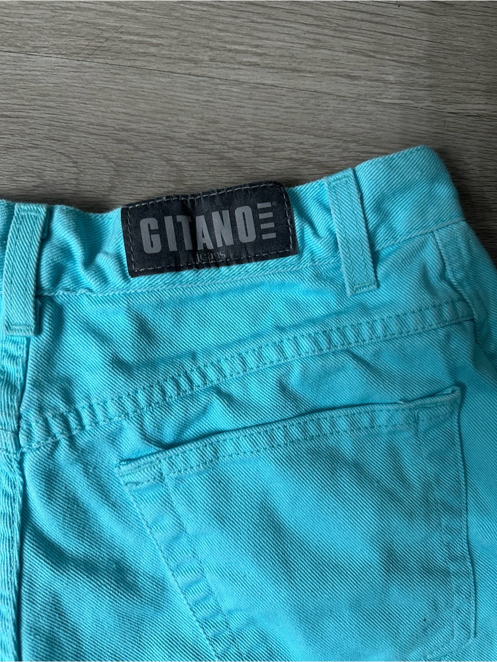 Vintage Gitano Highwaist Denim shorts-size 16
